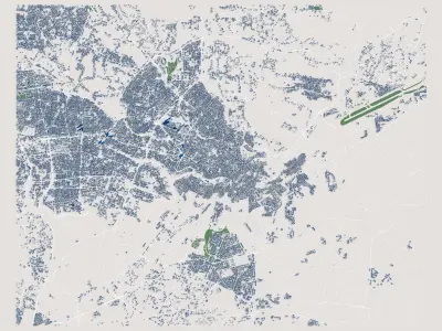 Amman City Jordan 3D model