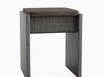 Wooden Stool 05 3D model