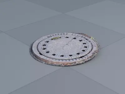 Manhole Photoscan 3D model