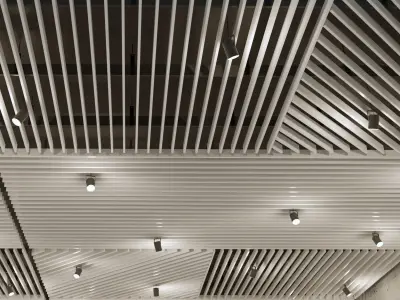 Suspended ceiling rack and pinion 20 Low-poly 3D model