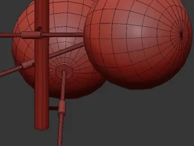 Lamp Schwung 3D model