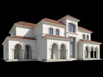Mediterranean Villa Design 016 3D model