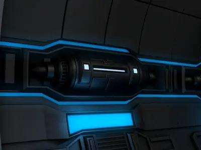 Sci Fi Corridor 3D model