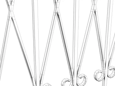 Window Railing 3D model