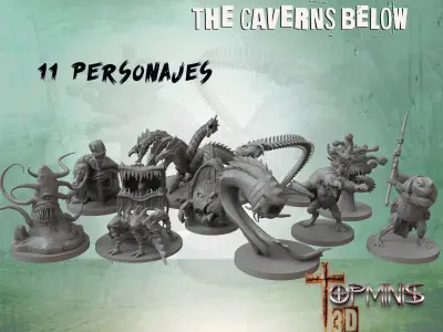 CHARACTERS DnD  3D print model