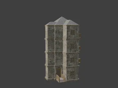 House Model 93 Low-poly 3D model