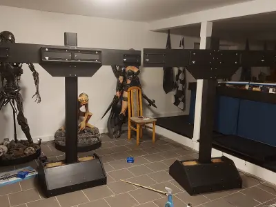 Floor Stand - 3 Screen Version Free 3D print model