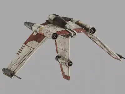 V-19 Torrent Starfighter - Star Wars  3D model