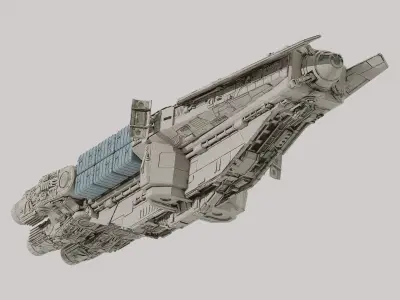 YT-370 Locust-class Corellian Freighter - Star Wars Kimverse 3D model