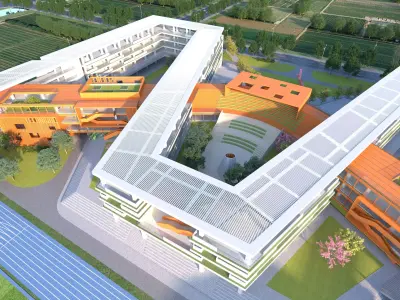 School Building02 3D model