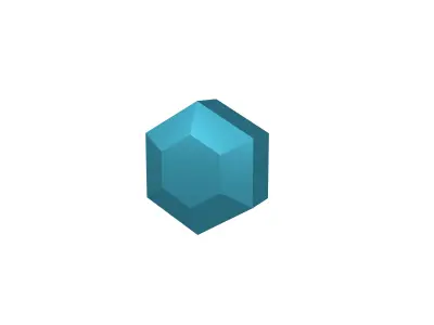 Gem v7 004 Low-poly 3D model