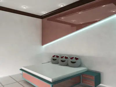 bedroom interior 3D model