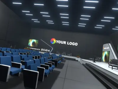 3D Showroom Level Kit Vol 16 Low-poly 3D model