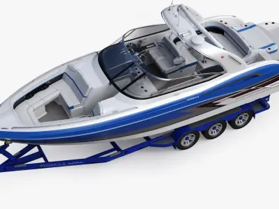  Formula 350 FX CBR Luxury Sport Boat and Trailer Phoenix 