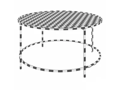 Ewalt 4 Legs Coffee Table 3D model