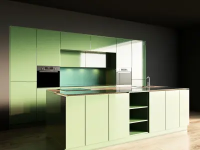 27-Kitchen3 glossy 3 3D model