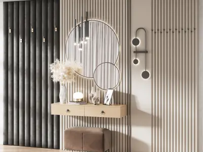 Hallway Set N9 3D model