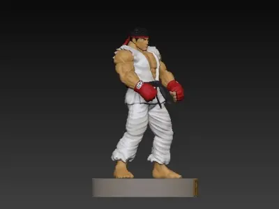 RYU FROM STREET FIGHTER 3D print model purchase
