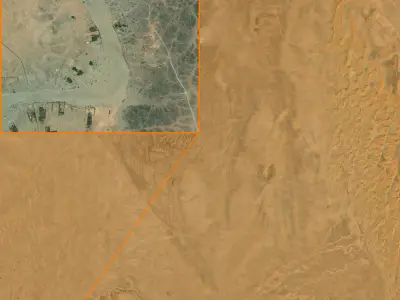 Mecca and the Red Sea coast of Saudi Arabia - tile n22 e42 3D model