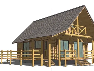 Creative Design-Holiday Cabin-085 3D model