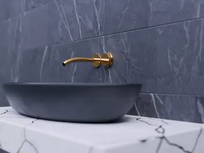 Modern Sink Cabinets Free 3D model