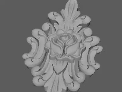 dekor ornament 3D model 46