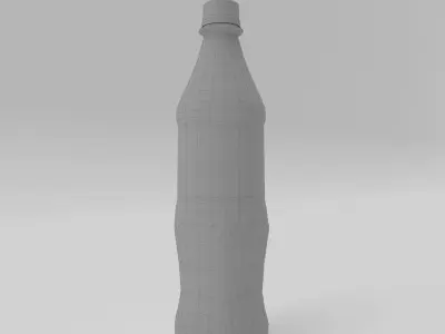 Bottle Coca-cola 1 Low-poly 3D model