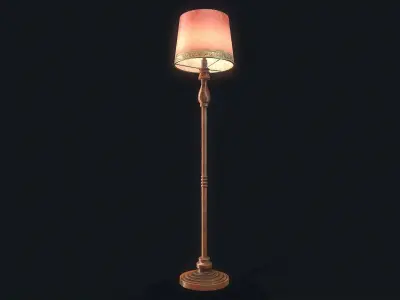 Night Lamp  Low-poly 3D model