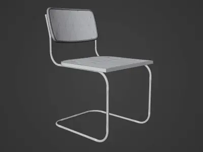 Rattan Chair Free low-poly 3D model