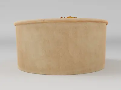 Gimbap or kimbap korean sushi rolls with chicken meat rice  3D model