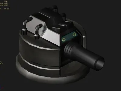 Satellite City Objects - Battery 15 3D model