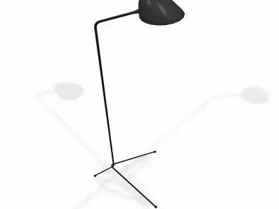 Standing room lamp 3D model