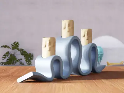 Standard Taper Candle Holder - 343 3D print model