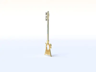 Legendary Key Low-poly 3D model