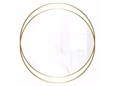 Mirror in a metal frame GZ-M1047 3D model