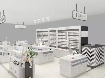 Full Jewelry Boutique 3D model