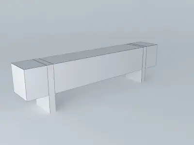 Block Console 1 3D model