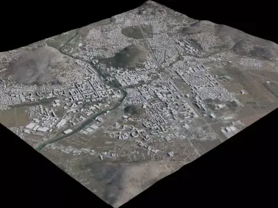 Podgorica - Montenegro 3D model