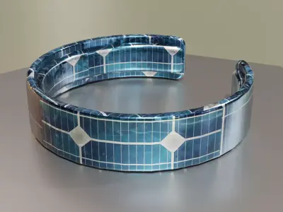 Low Poly Sci-Fi Bracelet Luke Low-poly 3D model
