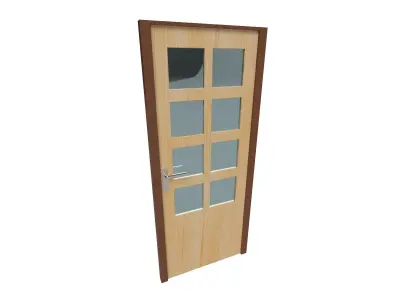 Door interior 3D model 2