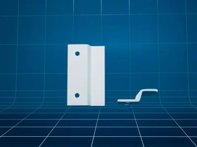 Balcony door handle Free 3D print model