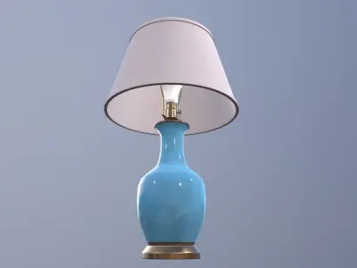 Table Lamp Game Ready Low-poly 3D model