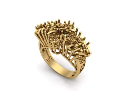 Jewelry ring 167 3D print model