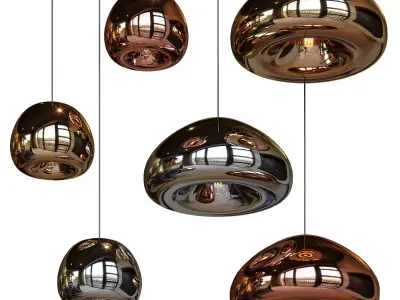 Pendant Lights Hollow Pendant Lamp 3D model