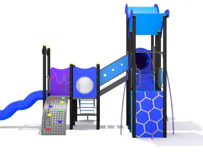 Playground- Blue Playset 3D model