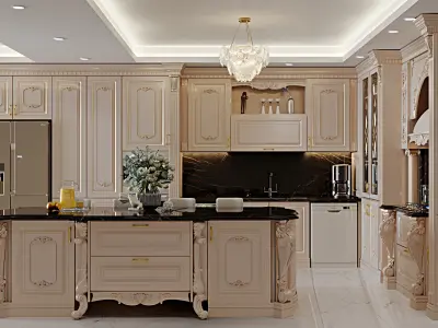 CLASSIC KITCHEN 3D model get