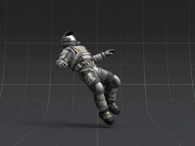 V2 ASTRONAUT SUIT Low-poly 3D model