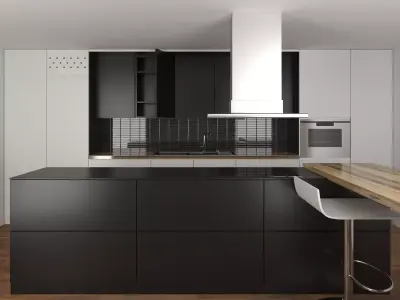 Kitchen Furniture XIV 3D model