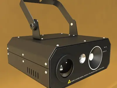 Laser Stage Light 06 3D model