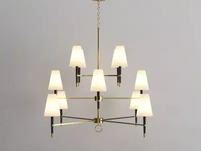 Light Ventana 8-Light Chandelier 3D model